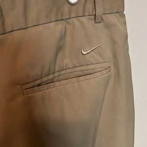 Nike Dri-FIT golf shorts.